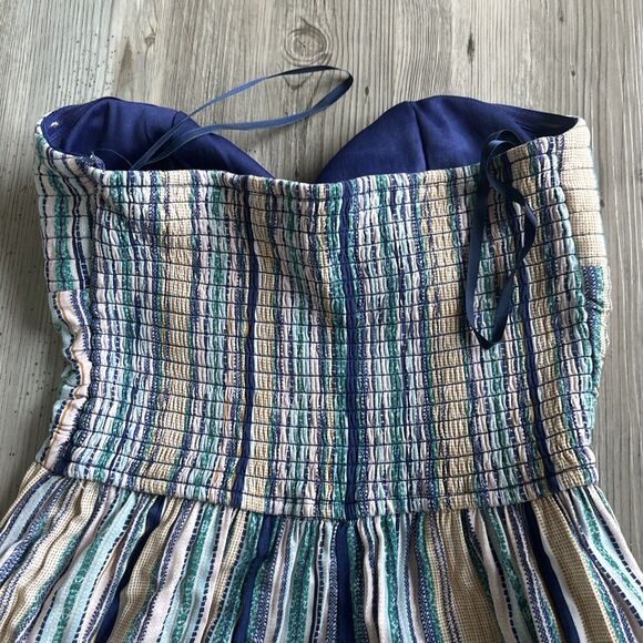 Band Of Gypsies Wide Leg Sweetheart Strapless Jumpsuit With Pockets Size Small - Picture 12 of 13